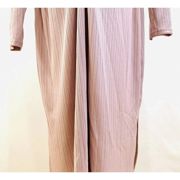 NWT NINE WEST Women Long Sleeve Pullover Round Neck Purple Maxi Dress Size XXL - Picture 4 of 14